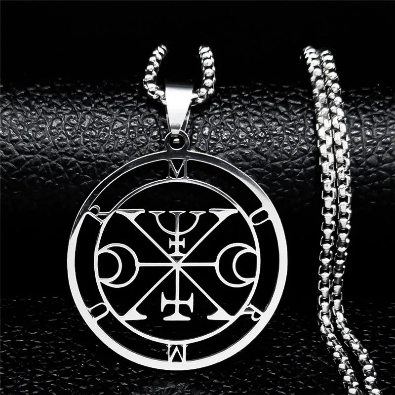 Sigil de Lucifer Baphomet Necklace — SS