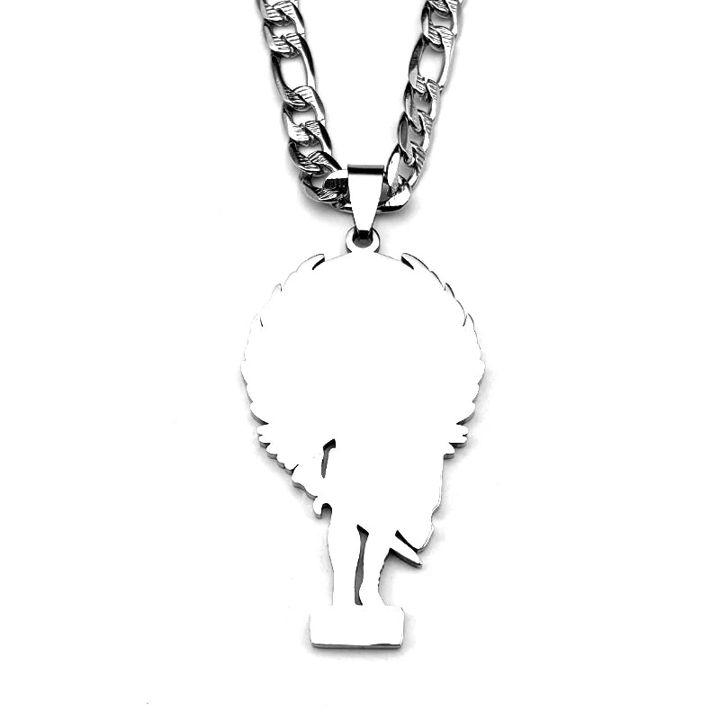 St. Michael Saint Benedict Cross Necklace — Stainless Steel