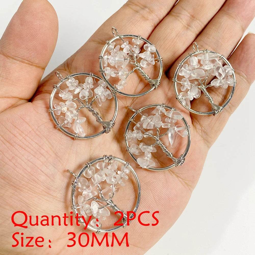 Crystal Quartz Iced Pendant — DIY Craft Set