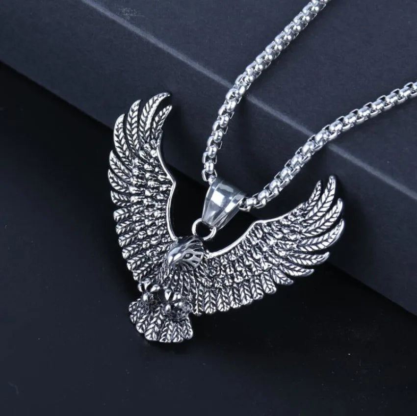 Eagle Viking Steel Pendant 316L Style Punk