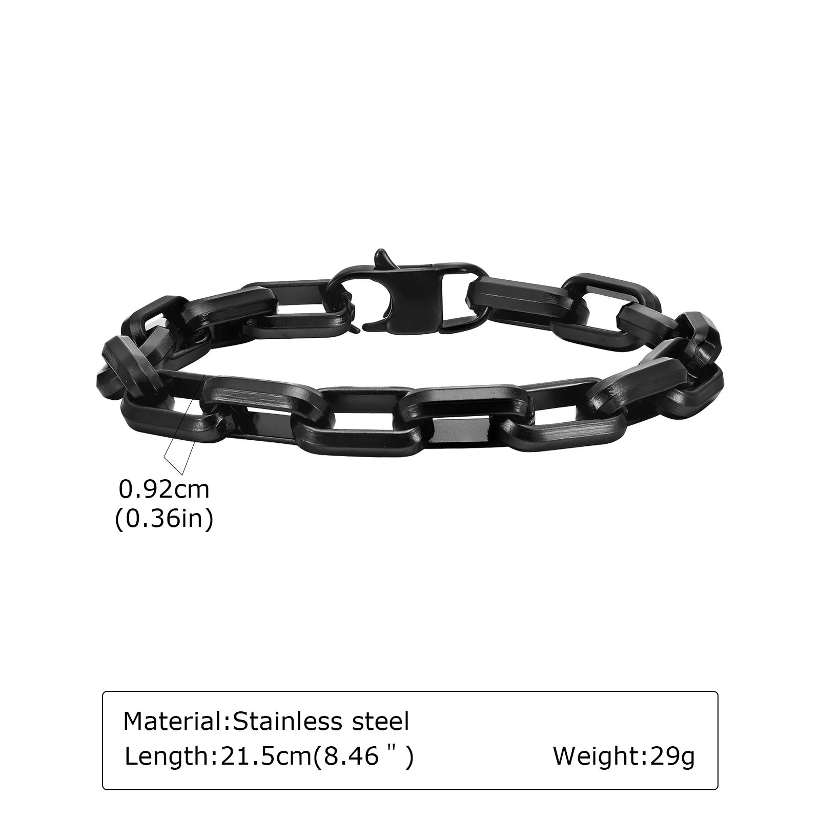 Black Byzantine Braided Bracelet — Stainless Steel