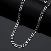 Silver Figaro Chain Necklace
