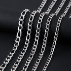 Figaro Steel Chain 316L 5mm/7mm/9mm