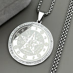 Star Pentagram Chain Necklace — Stainless Steel