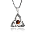 Celtic Trinity Knot Pendant Necklace — Zinc Alloy