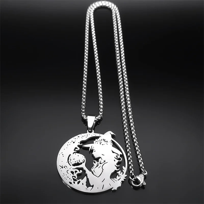 Witchcraft Stainless Steel Pendant Necklace