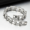 Biker Bicycle Motorcycle Chain Bracelet Bangle Punk Jewelry Retro Men Fashion Titanium Steel Bracelet Gift