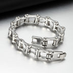 Biker Bicycle Motorcycle Chain Bracelet Bangle Punk Jewelry Retro Men Fashion Titanium Steel Bracelet Gift
