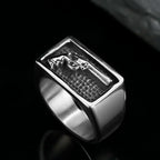 Vintage Guns Cowboy Ring — Stainless Steel