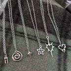 Heart Silver Pendant Necklace