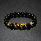 Color-Changing Natural Stone Pi Xiu Beaded Bracelet