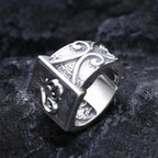 Ace of Spades Poker Ring — Vintage Gothic Playing Card Band