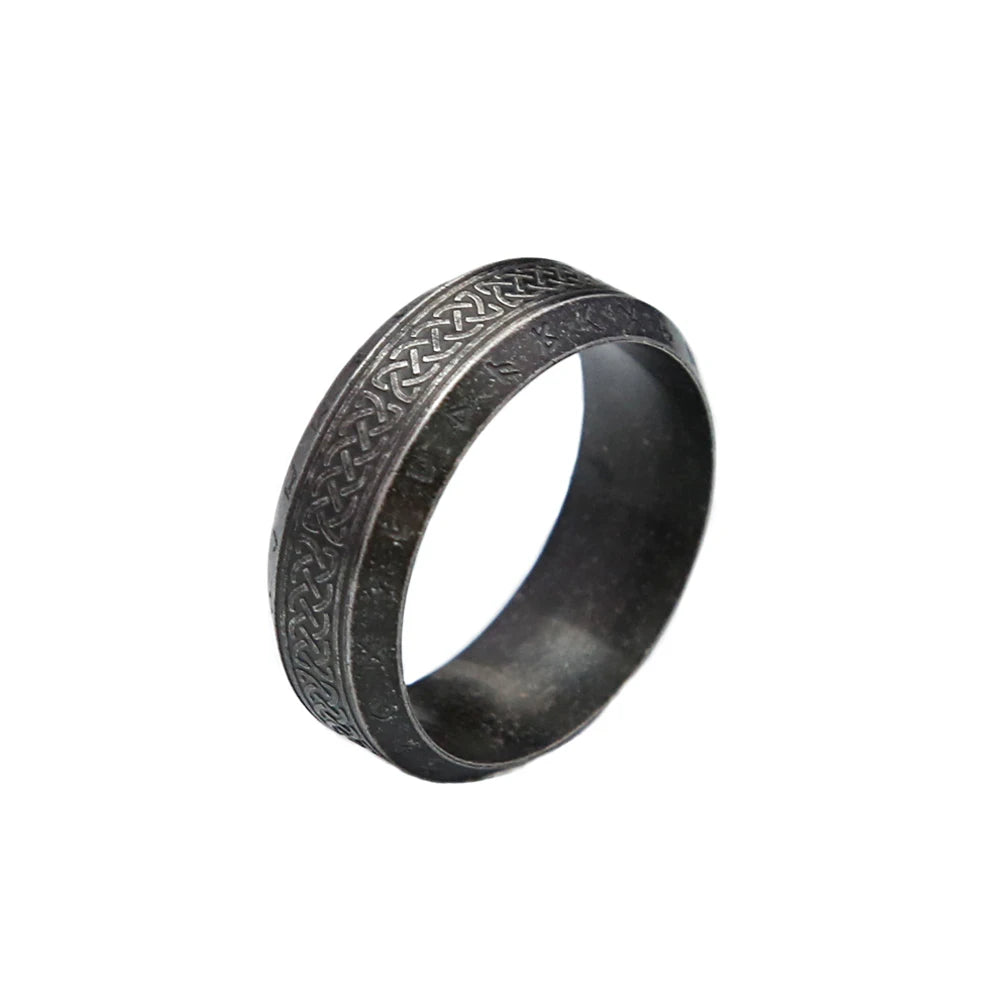 Viking Rune Ring — Stainless Steel
