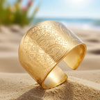 Stainless Steel Solomon Kabbalah Protection Enochian Magic Angel Ring Amulet for Men and Women
