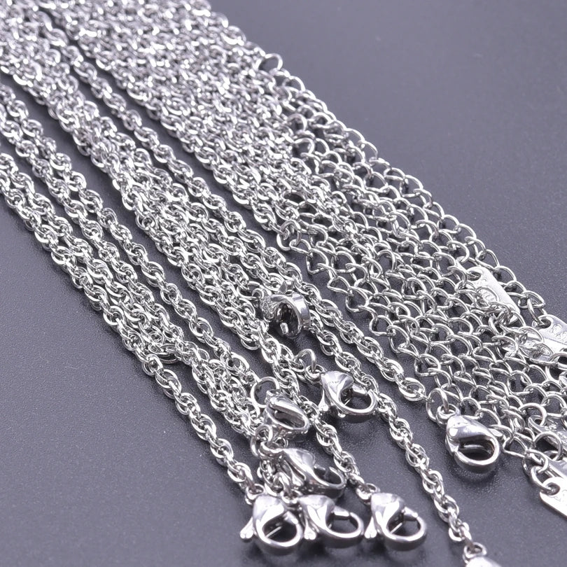 Stainless Steel Chain Necklace — 2.5mm