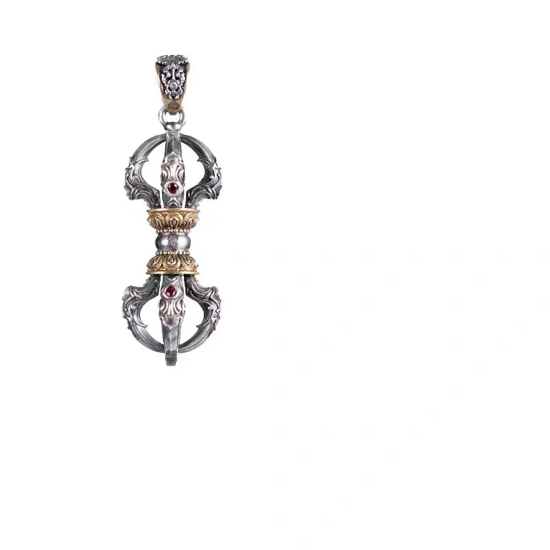 Vajra Pendant Necklace — Stainless Steel