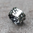 Nordic Viking Twist Weave Ring — Men's Band, Stainless Steel