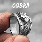 Various Snake Series Ring Stainless Steel Men Women Rings Punk Trendy Rock for Male Fashion Jewelry Creativity Gift Wholesale