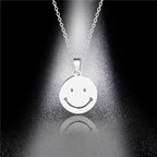 Star of David Heart Pendant Necklace — Stainless Steel