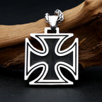 Cross Pendant — Stainless Steel