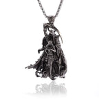 Skull Cross Pendant Necklace