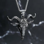 Viking Black Pendant Vintage Bull Head Animal