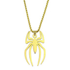  Stainless Steel Simple Personalized Spider Keychain Pendant Men and Women Fashion Party Pendant Necklace Charm Gifts