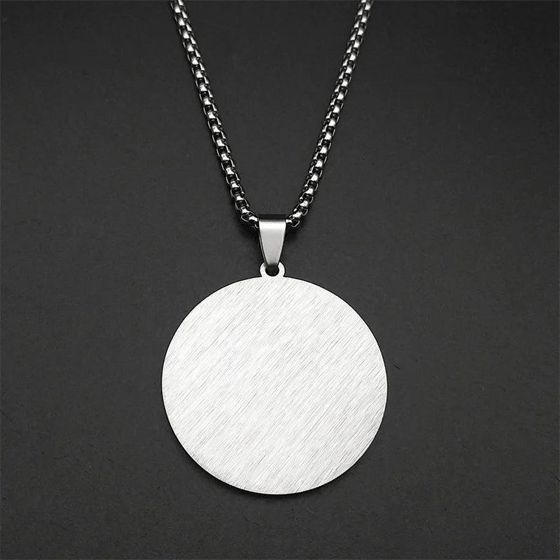 Gold Star of David Pendant Necklace — Stainless Steel