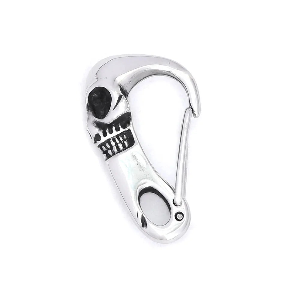 Lion Head Keychain — Stainless Steel