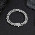 Iced Out Cuban Chain Necklace Stainless Steel 8MM