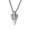 Fashion Vintage Viking Spear Pendant Stainless Steel Norse Rune necklaces For Men Women Unique Amulet Jewelry Gift Dropshipping