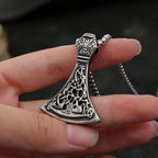 Viking Thor Axe Pendant — Stainless Steel