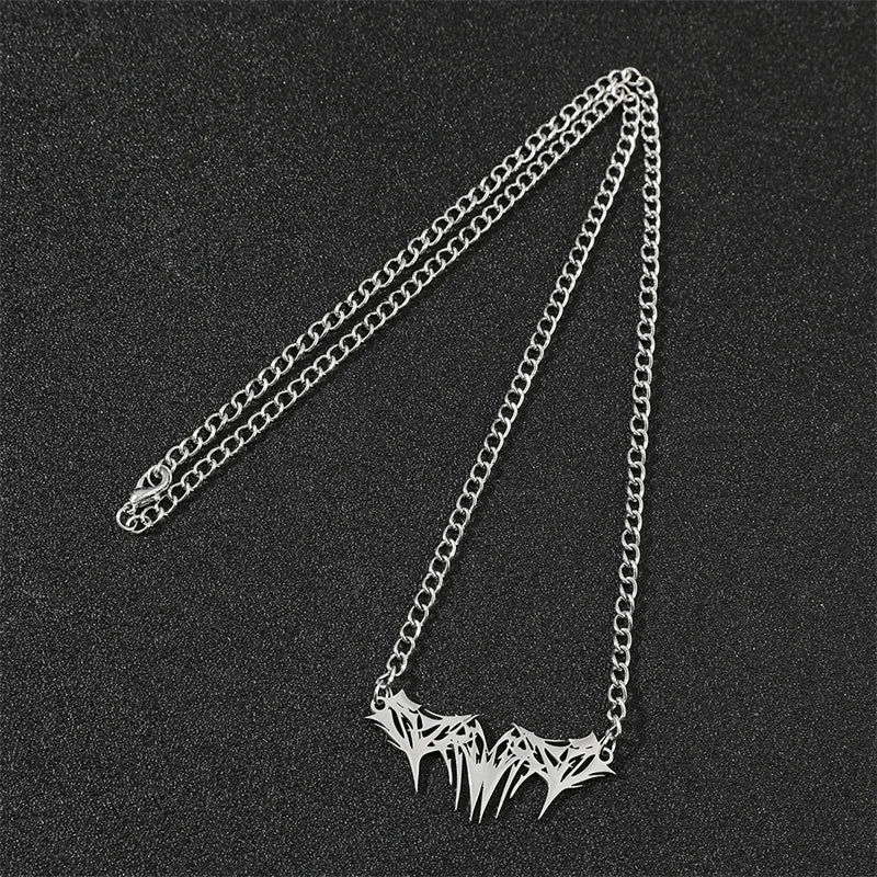 Spider Stainless Steel Pendant Necklace