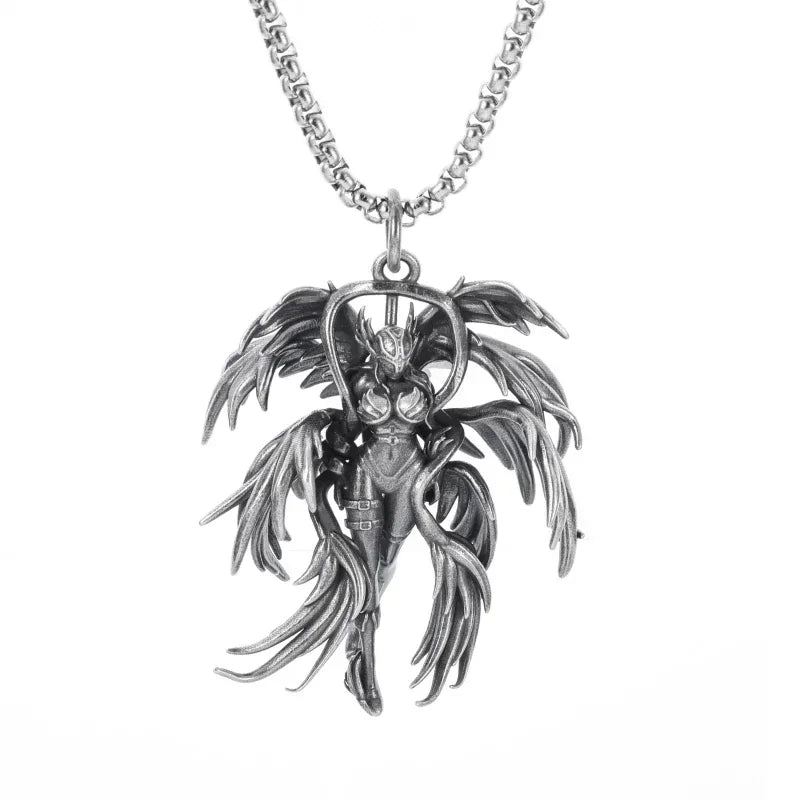 Angel Stainless Steel Pendant Necklace