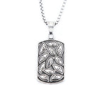 Gothic Demon Eyes Pendant — Stainless Steel
