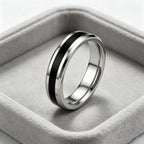 10MM Wide Trendy Stainless Steel Ring For Woman And Man Valentine's Day gift