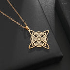 Celtic Trinity Knot Pendant Necklace — Zinc Alloy
