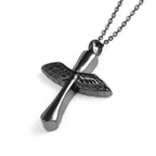 Saint St. Benedict Jesus Cross Pendant Necklace Men and Women Religious Christian Catholic Amulet Stainless Steel Jewelry