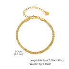 Minimal Mesh Chain Bracelet 8mm — Stainless Steel