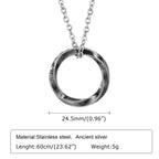 Norse Viking Mobius Pendant — Stainless