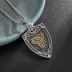 Celtic Trinity Knot Pendant Necklace — Zinc Alloy