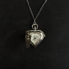 Original Hollow Heart Pocket Watch Chain keychain Design Steampunk Clock Vintage Necklace Pendant Jewelry Watch Men
