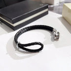 New personalized Wanjia European and American bracelet MB bracelet woven stainless steel men's bracelet