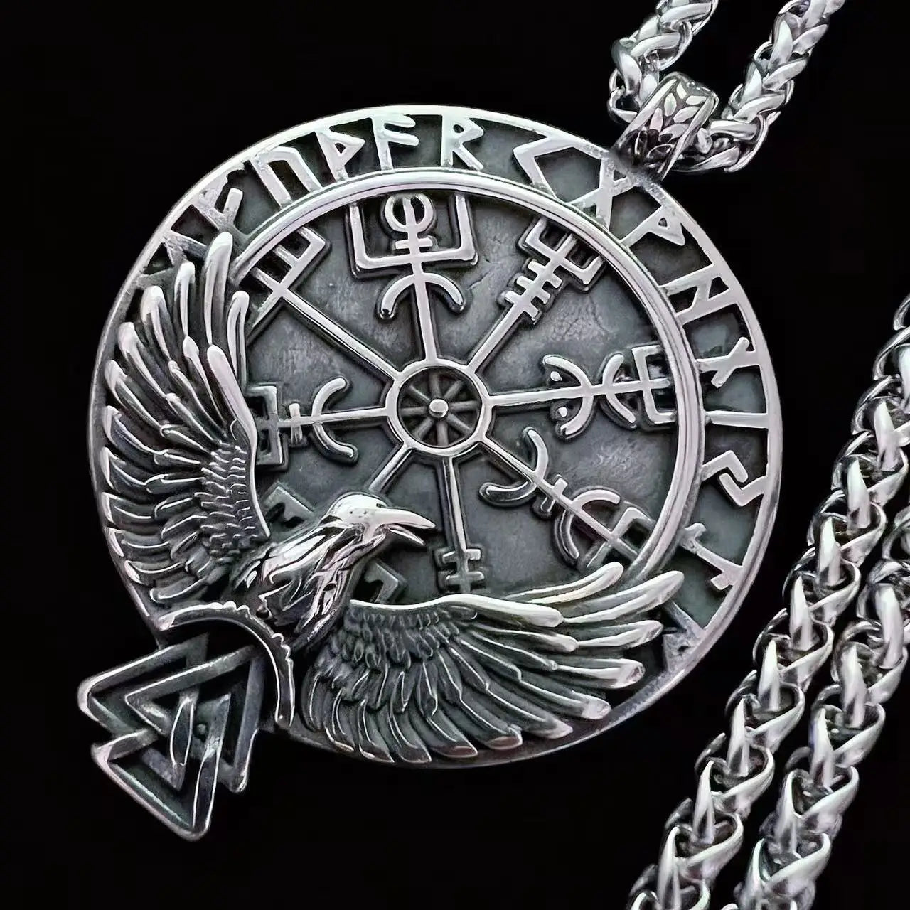 Odin Steel Pendant 316L Viking Rune Nordic