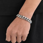 Stainless Steel Cuban Bracelet Miami Heavy