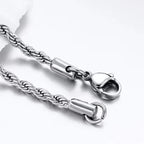 Heavy Duty Rope Chain Bracelet — Stainless Steel