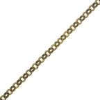 Viking Punk Biker Brass 8 mm Circle Rolo Link Leopard Skin Pattern Necklace Wallet Jean Pocket Watch Chain DIY