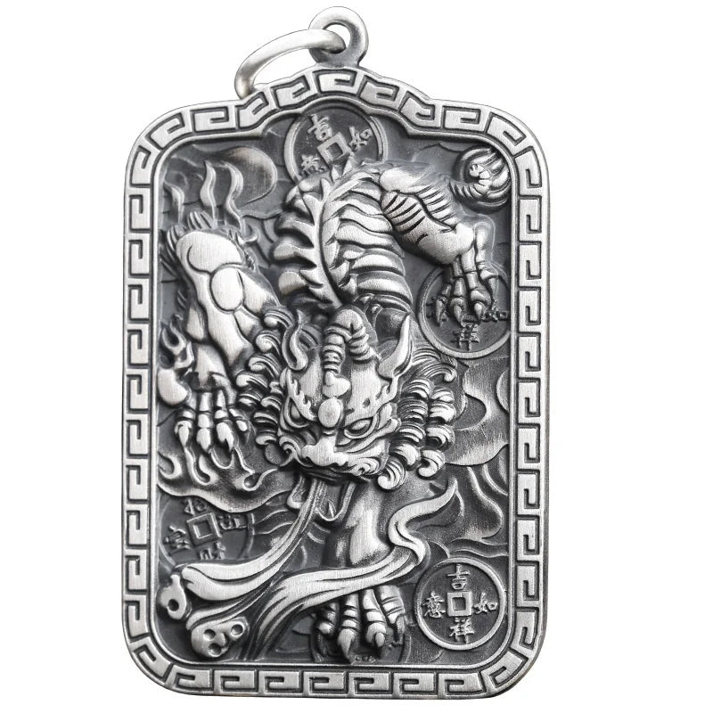 Dragon 925 Silver Pendant Necklace