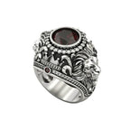 New Men's Rings, Atmospheric Fashion Retro Men's Rings, Crown Lion Rings, Trend