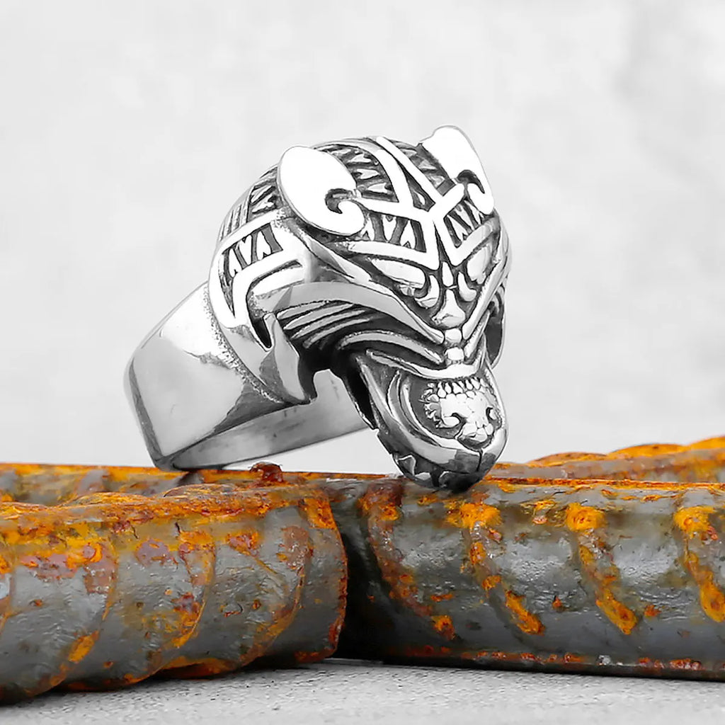 Ring Viking Wolf Stainless Steel